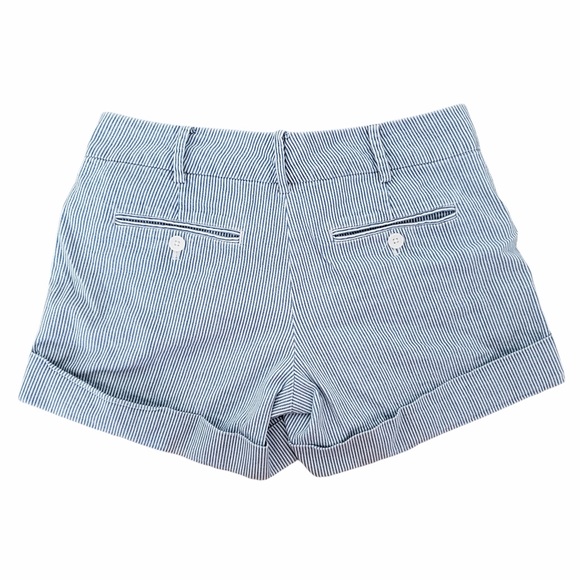 Club Monaco Marianna City Shorts blue stripes sz 2 - Picture 4 of 9